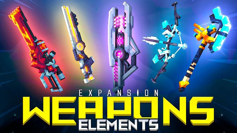 Weapons Expansion Elements on the Minecraft Marketplace by Snail Studios