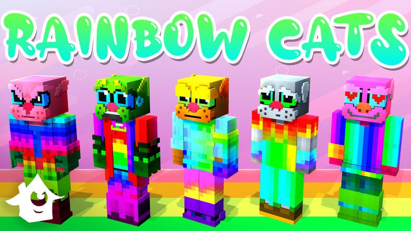 Rainbow Cats on the Minecraft Marketplace by House of How