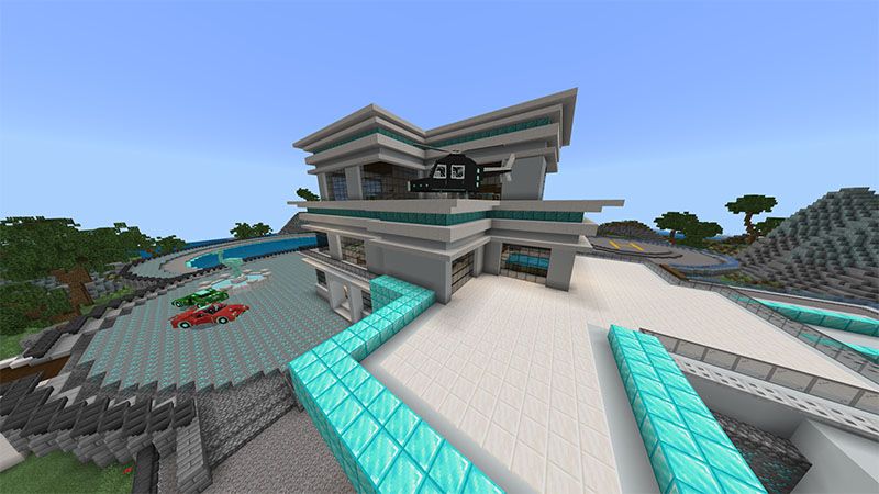 Modern Diamond Mansion by Odyssey Builds