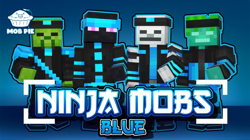 Ninja Mobs Blue on the Minecraft Marketplace by Mob Pie