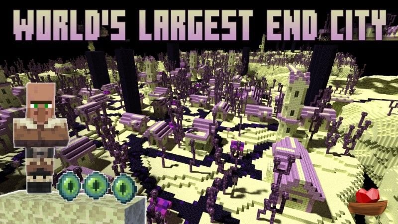 Worlds Largest End City on the Minecraft Marketplace by Lifeboat