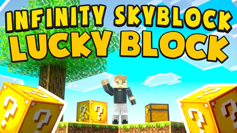 INFINITY LUCKY BLOCK SKYBLOCK on the Minecraft Marketplace by Chunklabs