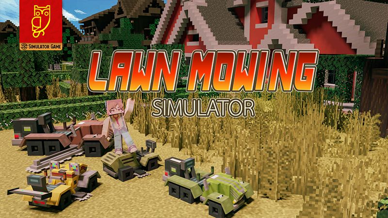 Lawn Mowing Simulator on the Minecraft Marketplace by DeliSoft Studios Lawn Mowing Simulator on the Minecraft Marketplace by DeliSoft Studios