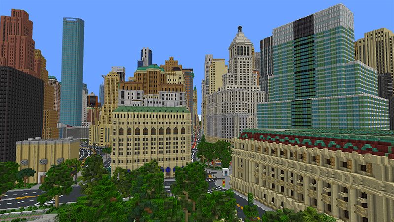 NYC Lower Manhattan by Razzleberries