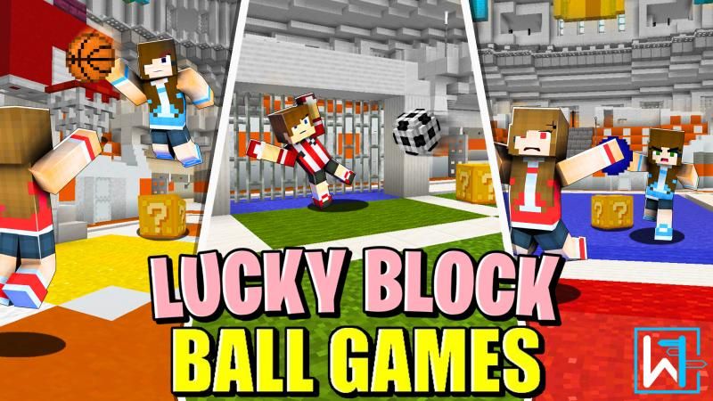 Lucky Block Ball Games on the Minecraft Marketplace by Waypoint Studios Lucky Block Ball Games on the Minecraft Marketplace by Waypoint Studios