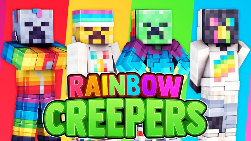 Rainbow Creepers on the Minecraft Marketplace by 57Digital