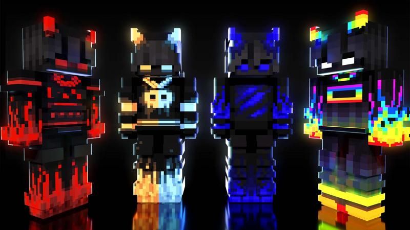 Glow Demons on the Minecraft Marketplace by Eescal Studios Glow Demons on the Minecraft Marketplace by Eescal Studios