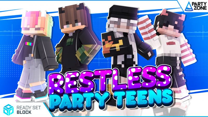 Restless Party Teens on the Minecraft Marketplace by Ready, Set, Block! Restless Party Teens on the Minecraft Marketplace by Ready, Set, Block!