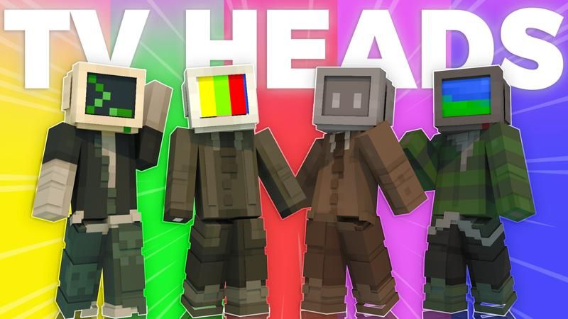 TV Heads on the Minecraft Marketplace by Asiago Bagels