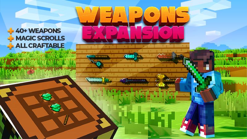Weapons Expansion on the Minecraft Marketplace by Shapescape Weapons Expansion on the Minecraft Marketplace by Shapescape