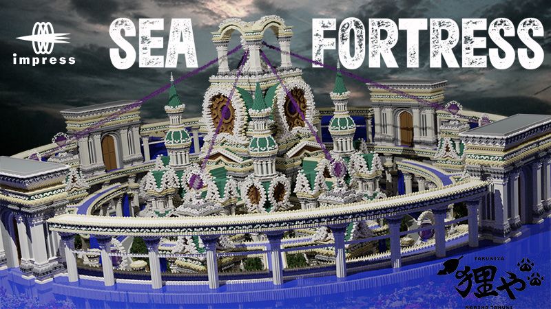 Sea Fortress on the Minecraft Marketplace by Impress Sea Fortress on the Minecraft Marketplace by Impress