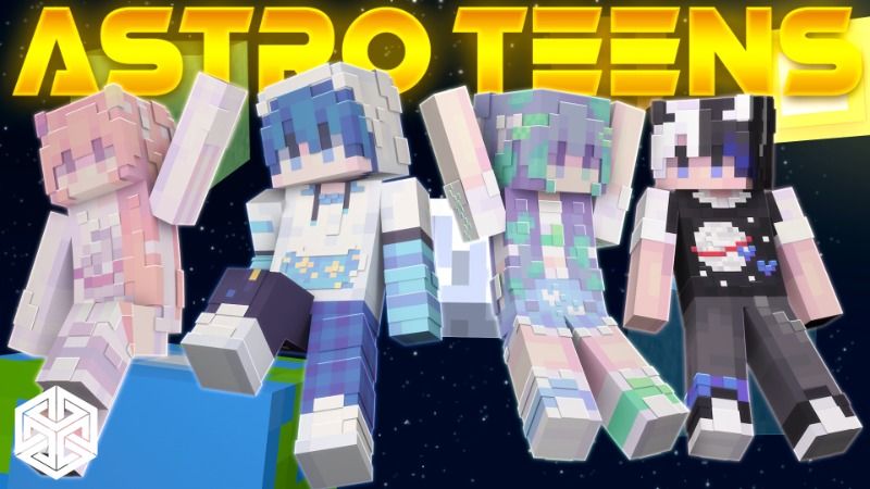 Astro Teens by Yeggs Minecraft Skin Pack Minecraft Marketplace