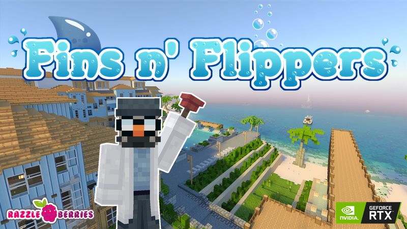 Fins N Flippers RTX on the Minecraft Marketplace by Nvidia Fins N Flippers RTX on the Minecraft Marketplace by Nvidia