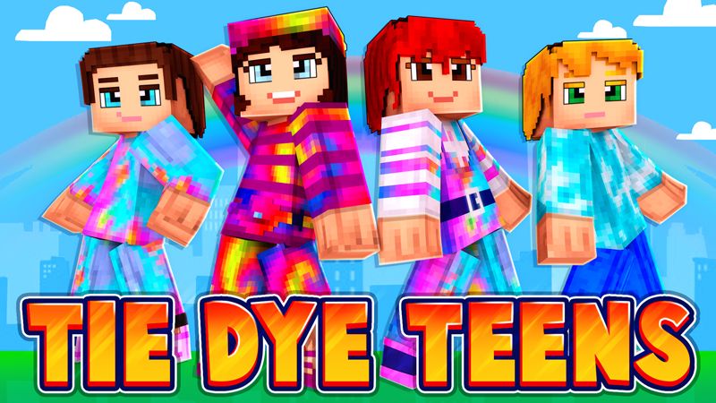 TieDye Teens on the Minecraft Marketplace by GoE-Craft TieDye Teens on the Minecraft Marketplace by GoE-Craft