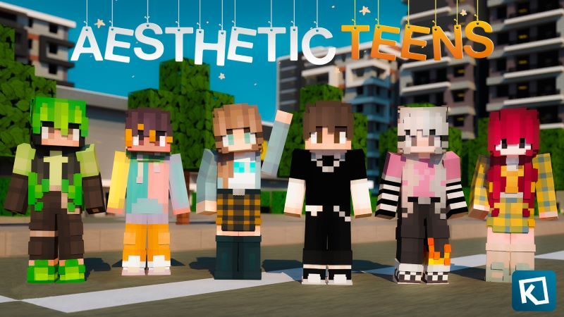 AESTHETIC TEENS by Box Build (Minecraft Skin Pack) - Minecraft ...