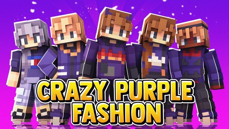 Crazy Purple Fashion on the Minecraft Marketplace by Fall Studios Crazy Purple Fashion on the Minecraft Marketplace by Fall Studios