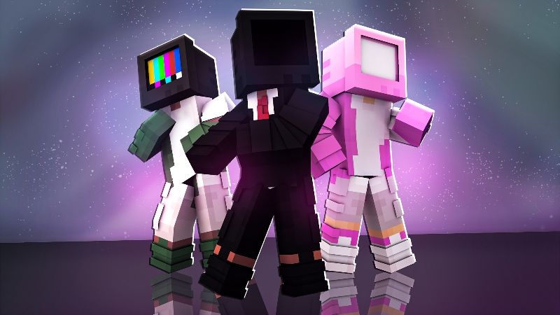 TV Heads on the Minecraft Marketplace by Lebleb