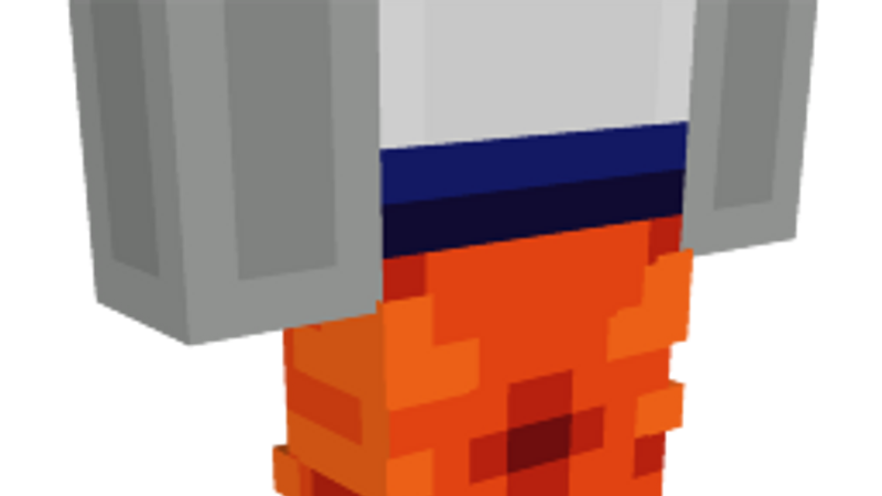Orange Training Trousers on the Minecraft Marketplace by Kreatik Studios