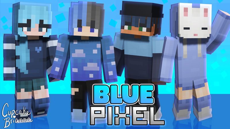 Blue Pixel Skin Pack