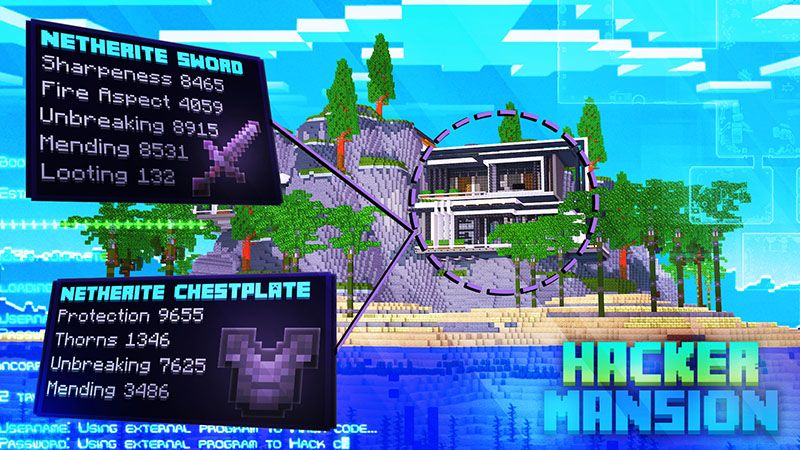 Hacker Mansion on the Minecraft Marketplace by Eco Studios Hacker Mansion on the Minecraft Marketplace by Eco Studios