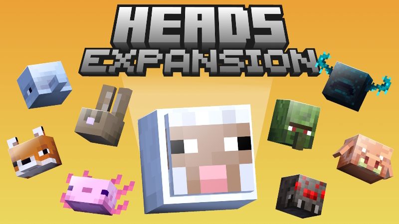 Heads Expansion on the Minecraft Marketplace by Pixell Studio