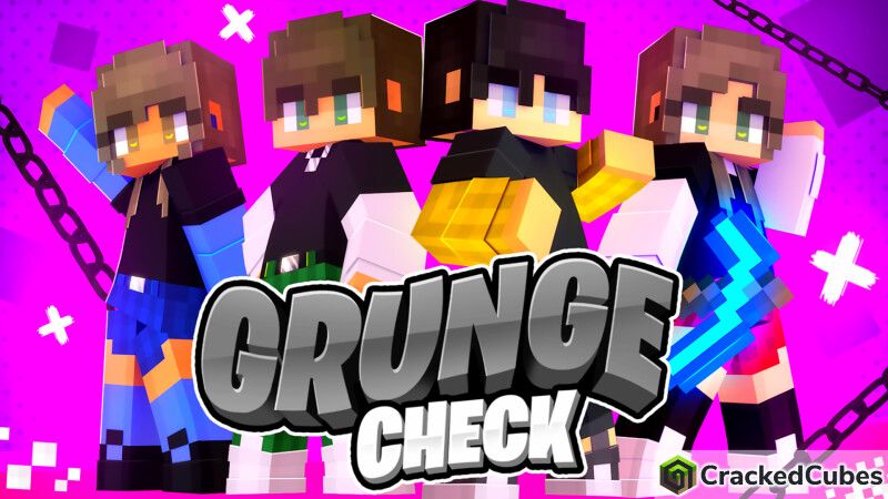 Grunge Check on the Minecraft Marketplace by CrackedCubes Grunge Check on the Minecraft Marketplace by CrackedCubes