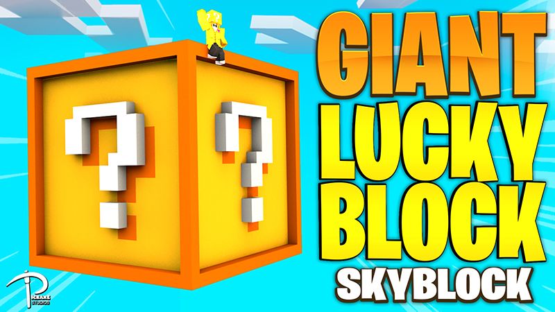 Lucky Blocks GIANT Skyblock on the Minecraft Marketplace by Pickaxe Studios Lucky Blocks GIANT Skyblock on the Minecraft Marketplace by Pickaxe Studios