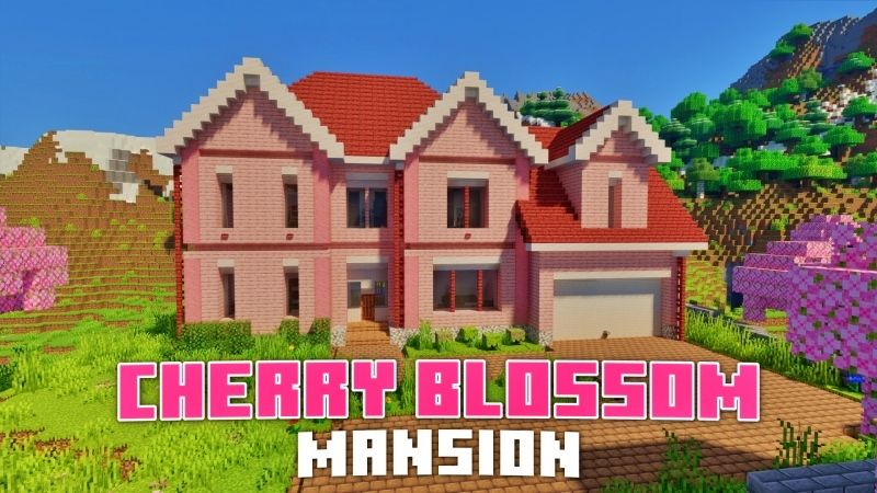 Cherry Blossom Mansion on the Minecraft Marketplace by Fall Studios Cherry Blossom Mansion on the Minecraft Marketplace by Fall Studios