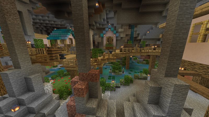 Village In a Cave Village In a Cave by Pixell Studio