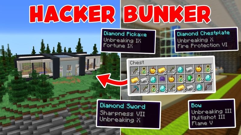 Hacker Bunker on the Minecraft Marketplace by Fall Studios