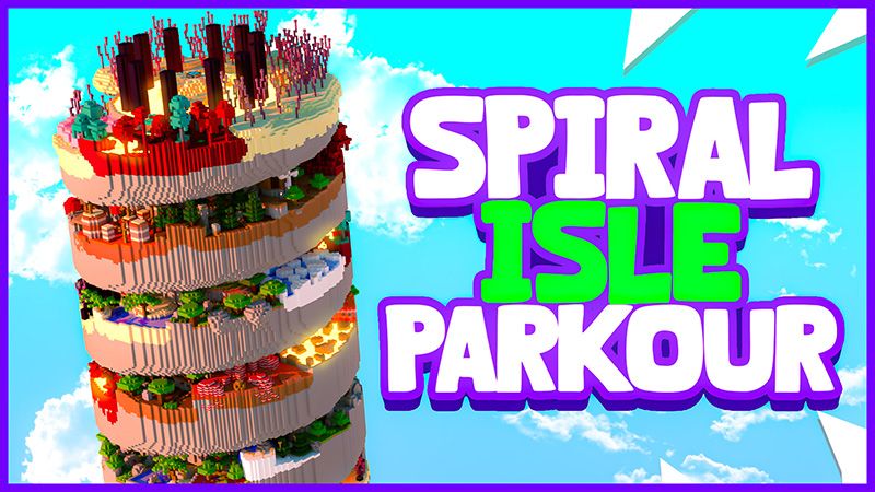 Spiral Isle Parkour on the Minecraft Marketplace by Eescal Studios