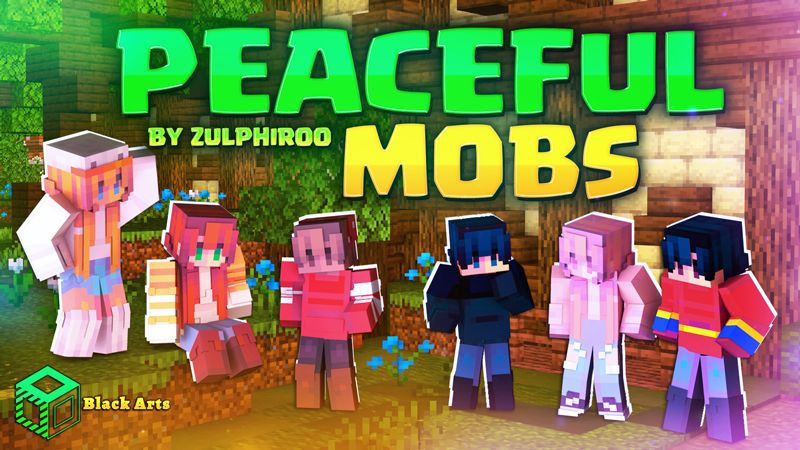 Peaceful Mobs By Black Arts Studios Minecraft Skin Pack Minecraft Marketplace