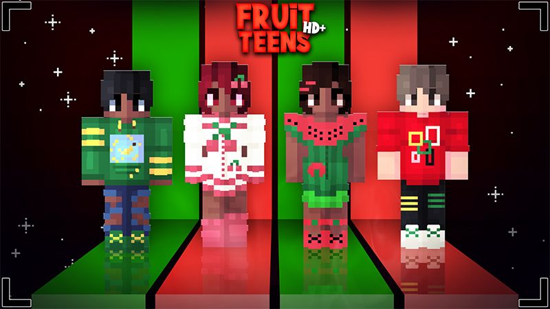 HD Fruit Teens on the Minecraft Marketplace by Glowfischdesigns