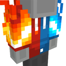 Red Blue Fire Jacket Red Blue Fire Jacket