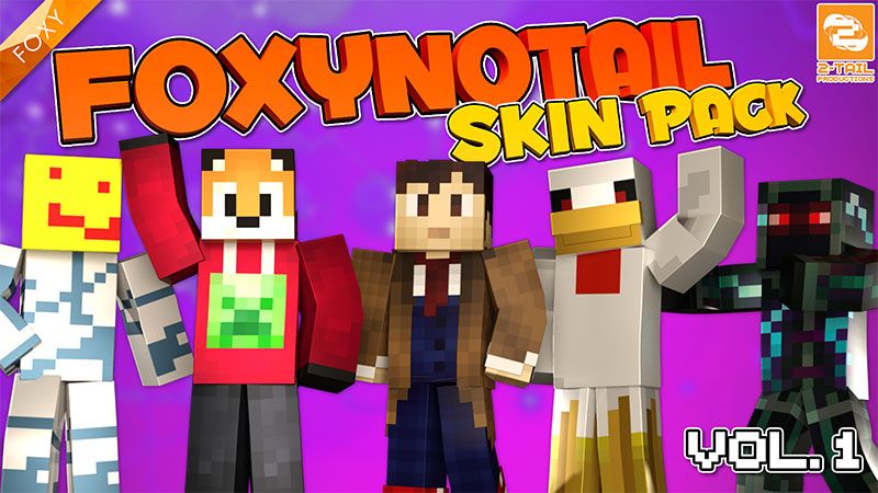 FoxyNoTail Skin Pack Vol1 on the Minecraft Marketplace by 2-Tail Productions