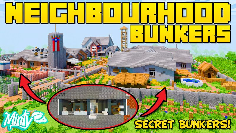 Neighbourhood Bunkers on the Minecraft Marketplace by Minty