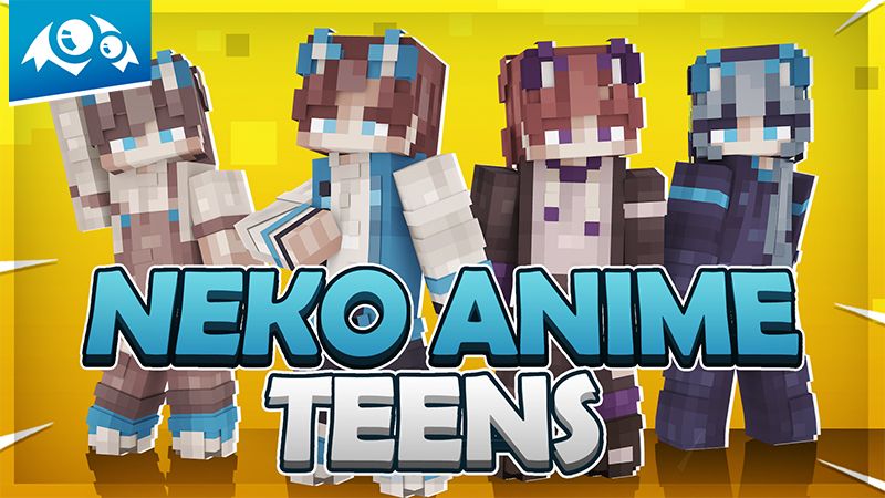 Neko Anime Teens by Monster Egg Studios (Minecraft Skin Pack ...