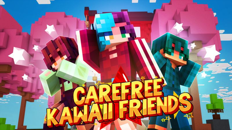 Carefree Kawaii Friends on the Minecraft Marketplace by Giggle Block Studios