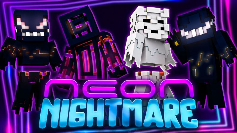 Neon Nightmare on the Minecraft Marketplace by ManaLabs Inc