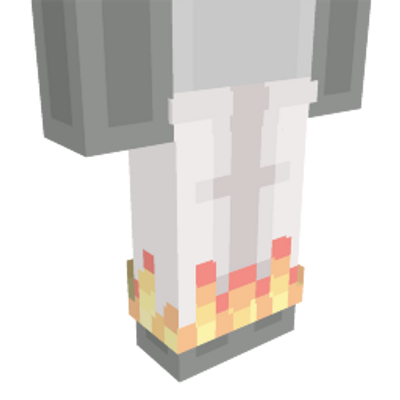 RGB White Fire Pants on the Minecraft Marketplace by NovaEGG