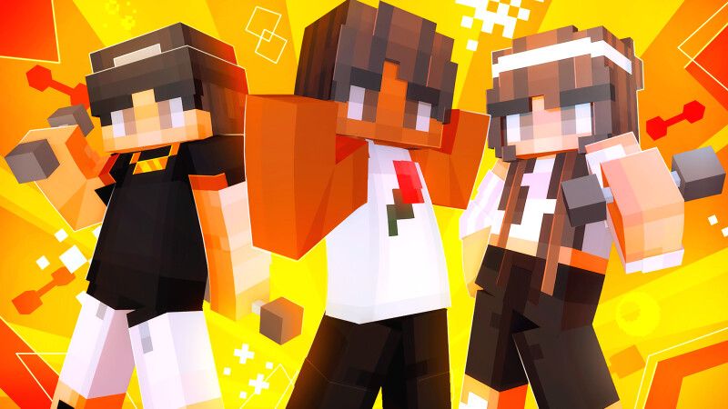 Buff Anime Teens on the Minecraft Marketplace by CrackedCubes Buff Anime Teens on the Minecraft Marketplace by CrackedCubes