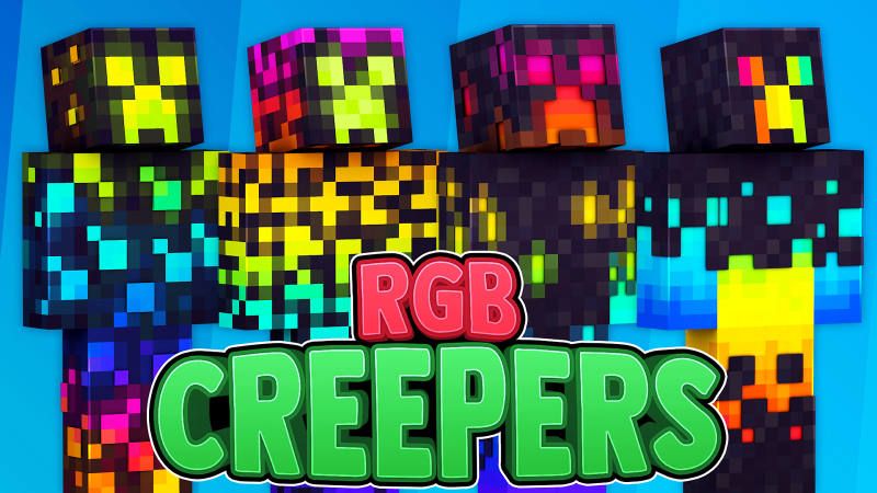 RGB Creepers on the Minecraft Marketplace by 57Digital