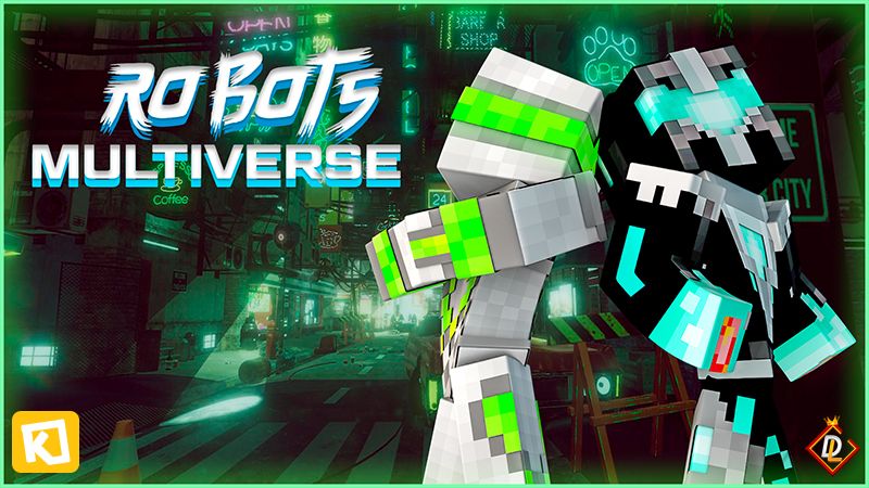 Robots Multiverse on the Minecraft Marketplace by Kuboc Studios Robots Multiverse on the Minecraft Marketplace by Kuboc Studios