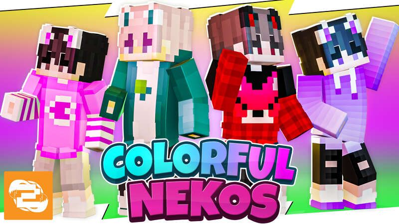 Colorful Nekos on the Minecraft Marketplace by 2-Tail Productions Colorful Nekos on the Minecraft Marketplace by 2-Tail Productions