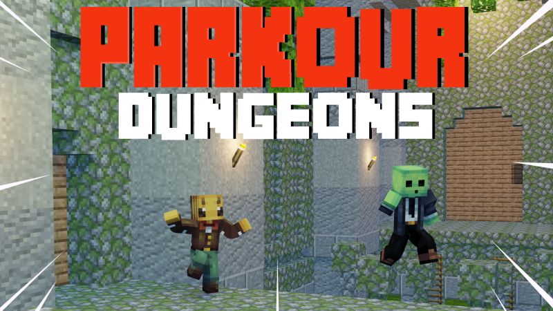 Parkour Dungeons on the Minecraft Marketplace by Snail Studios