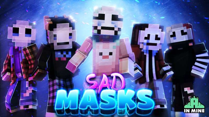 Sad Masks on the Minecraft Marketplace by In Mine Sad Masks on the Minecraft Marketplace by In Mine