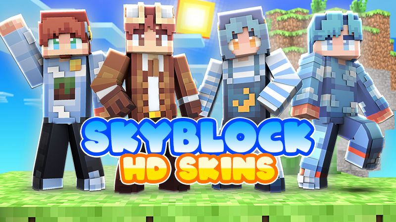SkyBlock HD Skins on the Minecraft Marketplace by The Lucky Petals