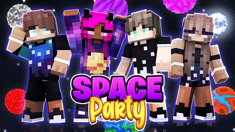 Space Party on the Minecraft Marketplace by Sapphire Studios Space Party on the Minecraft Marketplace by Sapphire Studios