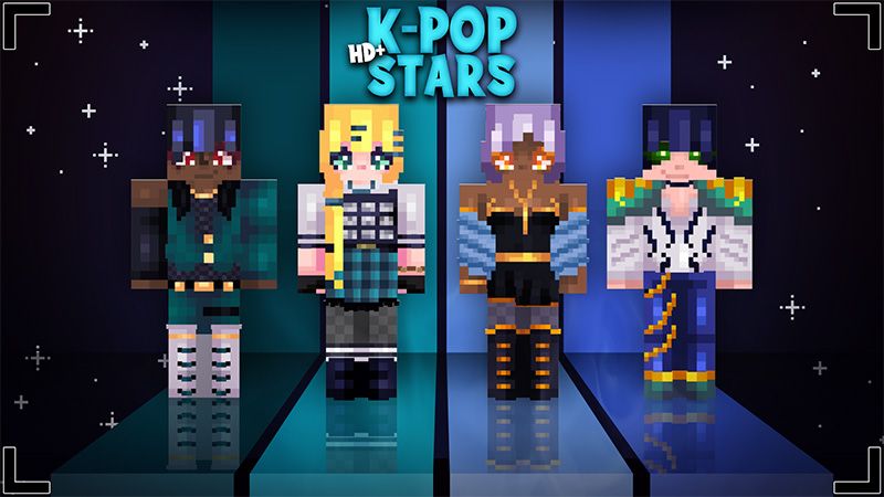 HD KPOP Stars on the Minecraft Marketplace by Glowfischdesigns