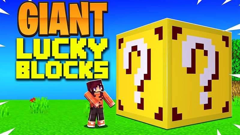 Lucky Block Giant Block on the Minecraft Marketplace by Pickaxe Studios Lucky Block Giant Block on the Minecraft Marketplace by Pickaxe Studios